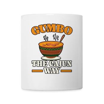 Gumbo-Liebhaber Foodie Louisiana Essen Cajun-Küche - Tasse - Weiß - Vorne