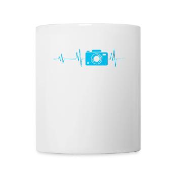 Camera Heartbeat - Tasse - Weiß - Vorne