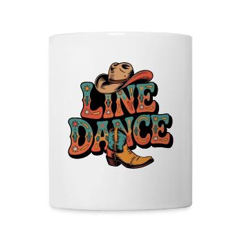 Line Dance mein Hobby - meine Passion - mein Ding - Tasse - Weiß - Vorne