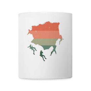 Boulderer Felskletterer Bergsteigen Bouldern - Tasse - Weiß - Vorne
