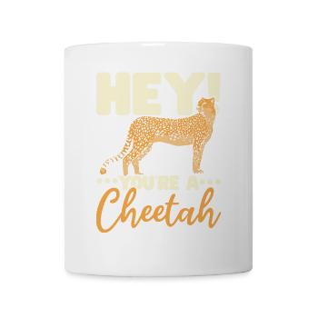 Du bist ein Gepard Wildlife Tier Zookeeper - Tasse - Weiß - Vorne