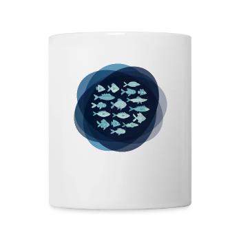 Fische Sternzeichen Angeln - Tasse - Weiß - Vorne