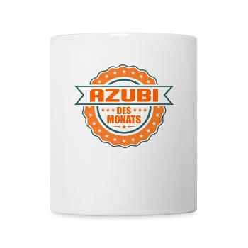 Azubi Des Monats Ausbildung Auszubildender - Tasse - Weiß - Vorne