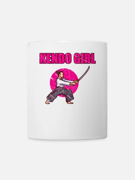 Kendo Girl - Tasse - Weiß
