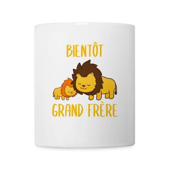 Bientôt Grand Frère - Tasse - Weiß - Vorne