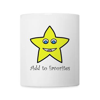 Add To Favorites - Tasse - Weiß - Vorne