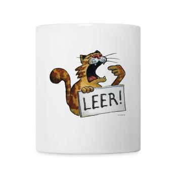 hungrige Katze (leer) - Tasse - Weiß - Vorne