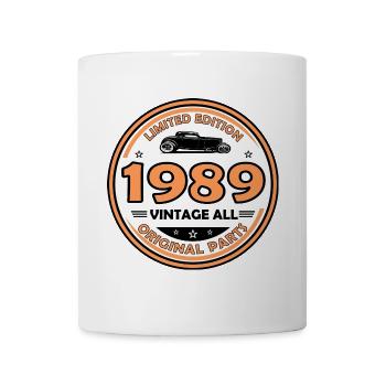 Jahrgang 1989 svg - Tasse - Weiß - Vorne