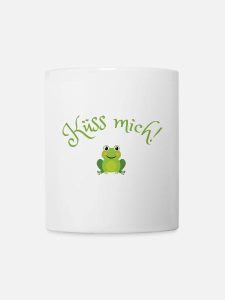 Küss mich | Froschkönig | Märchen - Tasse - Weiß
