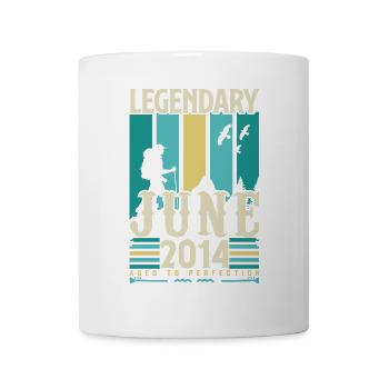 Juni 2014 Geburtstagsgeschenk, Jahrgang Juni 2014. - Tasse - Weiß - Vorne