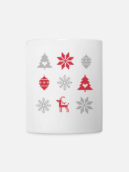 Advent - Tasse - Weiß
