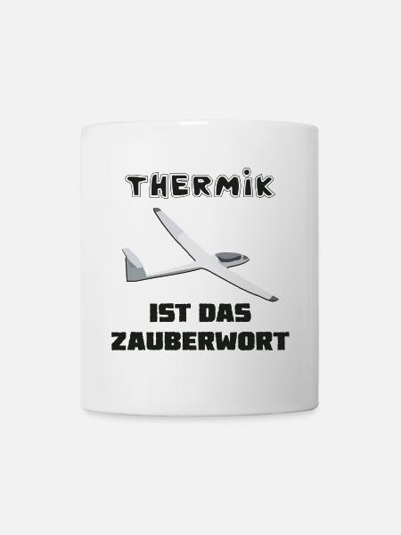 thermik ist das zauberwort - Tasse - Weiß