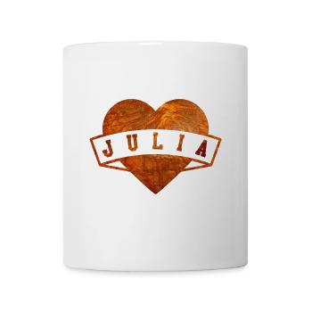 Julia - Tasse - Weiß - Vorne