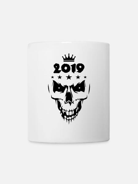 2019 Totenkopf - Tasse - Weiß