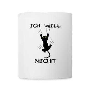 Katze, - Tasse - Weiß - Vorne