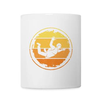 Fallschirmspringer Skydiving Skydiver Fallschirm - Tasse - Weiß - Vorne