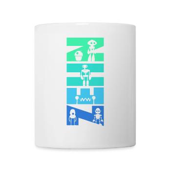 Geburtstag Kinder 10 Jahre alt Robotik Roboter - Tasse - Weiß - Vorne