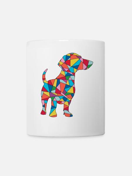 Dackel Mama Dachshund Kinder Frauen Mädchen Teckel - Tasse - Weiß