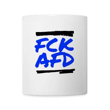 FCK AFD - Tasse - Weiß - Vorne