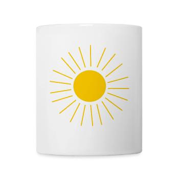 Sonne Sommer Urlaub Strand - Tasse - Weiß - Vorne
