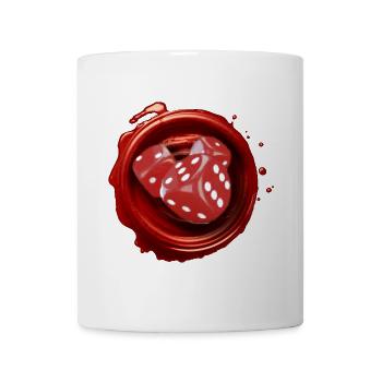 Wachsstempel Absurde Welt - Tasse - Weiß - Vorne