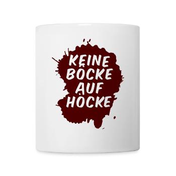 Keine Böcke auf Höcke! - Tasse - Weiß - Vorne
