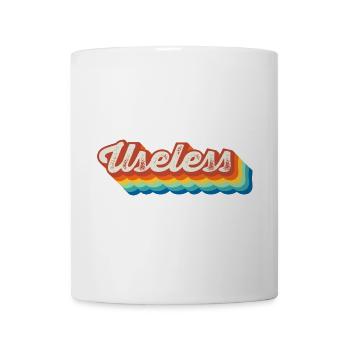 Useless Spassiger Sarkasmus Provokantes Geschenk - Tasse - Weiß - Vorne