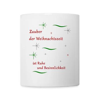 Zauber der Weihnachtszeit - Tasse - Weiß - Vorne