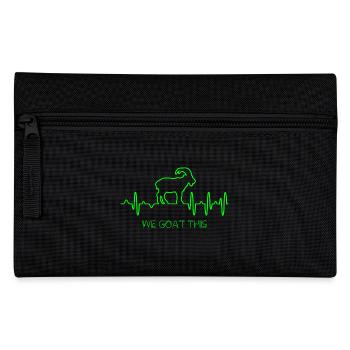 Ziege EKG - Federtasche - Schwarz - Vorne