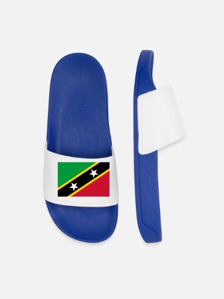 St. Kitts und Nevis - Männer Badelatschen - Königsblau