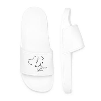 Epagneul Breton Profile Dogs Dog Wilsigns - Men’s Pool Sliders - white - Front