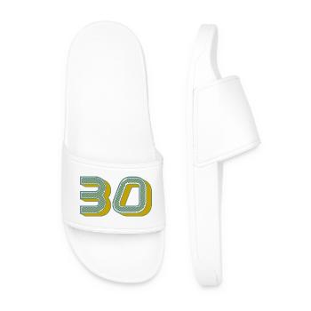 30 - Men’s Pool Sliders - white - Front