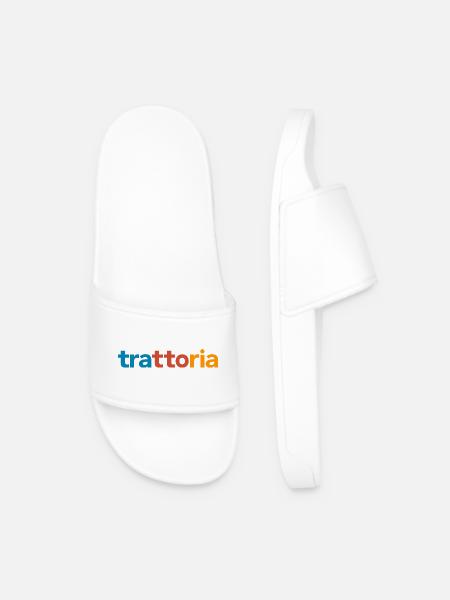 Trattoria - Männer Badelatschen - Weiß