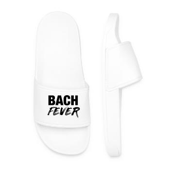 Johann Sebastian Bach T-Shirt funny saying - Men’s Pool Sliders - white - Front