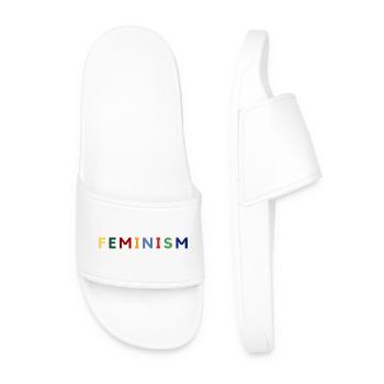 Feminism - Claquettes Homme - blanc - Devant