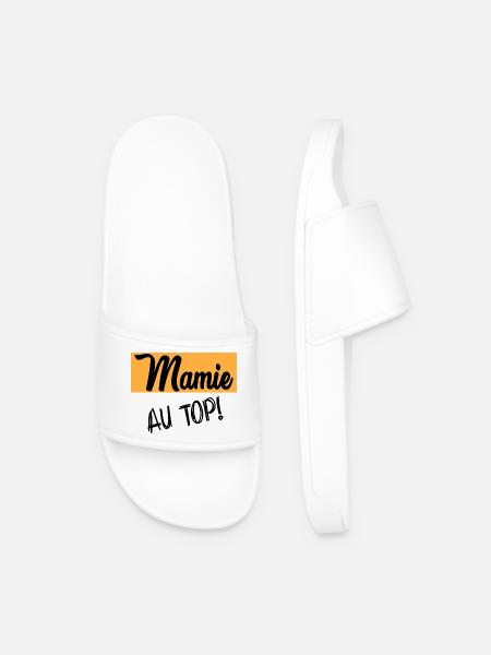 MAMIE - Claquettes Homme - blanc