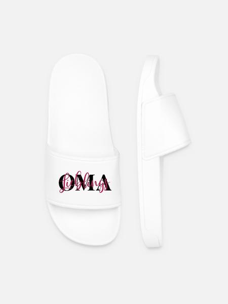 Lieblingsoma Oma - Männer Badelatschen - Weiß