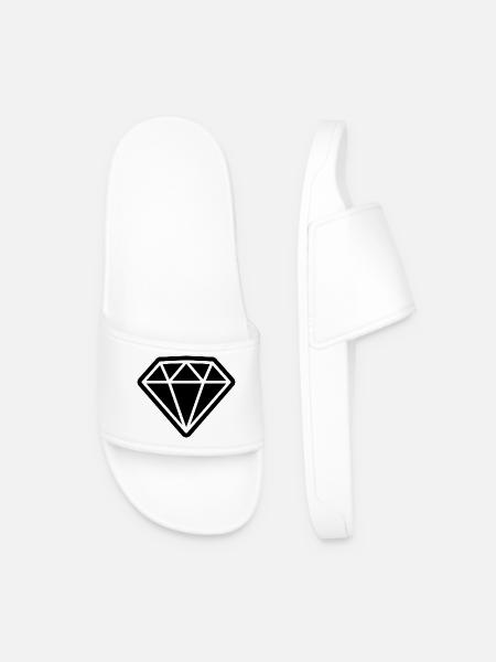 Icône de diamant - Claquettes Homme - blanc