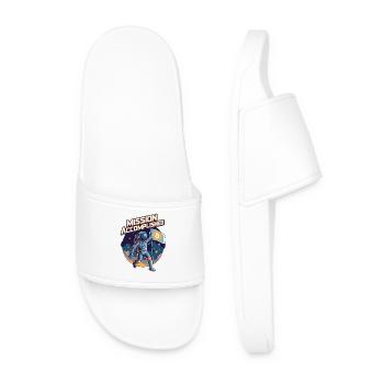 Mission Accomplished - Men’s Pool Sliders - white - Front