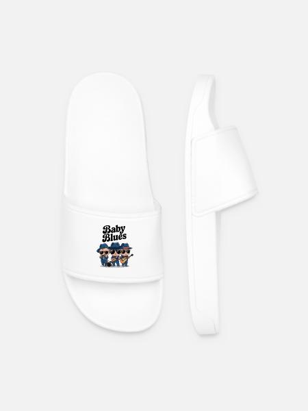 Baby Blues - Claquettes Homme - blanc