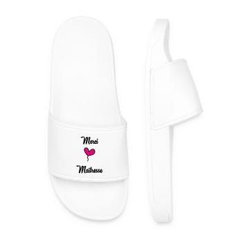 THANK YOU. MISTRESS. THANK YOU MISTRESS. MISTRESS - Men’s Pool Sliders - white - Front