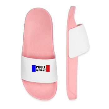Picole Nationale - Claquettes Homme - rose clair - Devant