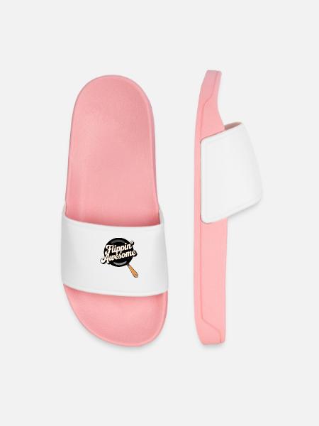 Flippin Awesome - Men’s Pool Sliders - light pink