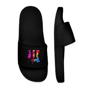 11 YEARS 11TH BIRTHDAY - Men’s Pool Sliders - black - Front