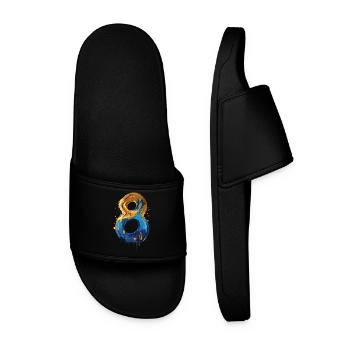 NO. 8 NUMBER 8 COOL 8TH BIRTHDAY - Men’s Pool Sliders - black - Front