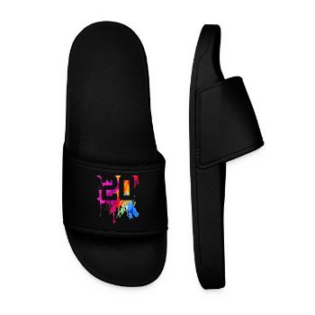 20 YEARS 20TH BIRTHDAY - Men’s Pool Sliders - black - Front