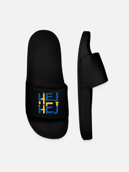 HEJ HEJ SWEDEN - Men’s Pool Sliders - black
