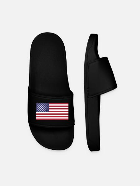 USA - Männer Badelatschen - Schwarz