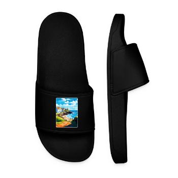 Gorran Haven Angleterre Royaume-Uni Affiche de voyage Souvenir WPA - Claquettes Homme - noir - Devant
