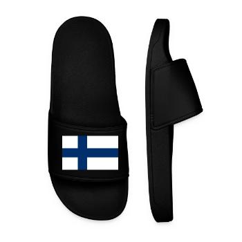 Finnland - Männer Badelatschen - Schwarz - Vorne